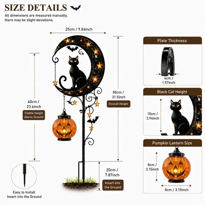 🎃 Halloween Early Bird Sale | 49% OFF Pumpkin Moon Garden Stake Light