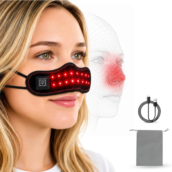 Red Light Heated Nose Band — Sinus & Stuffy Nose Relief
