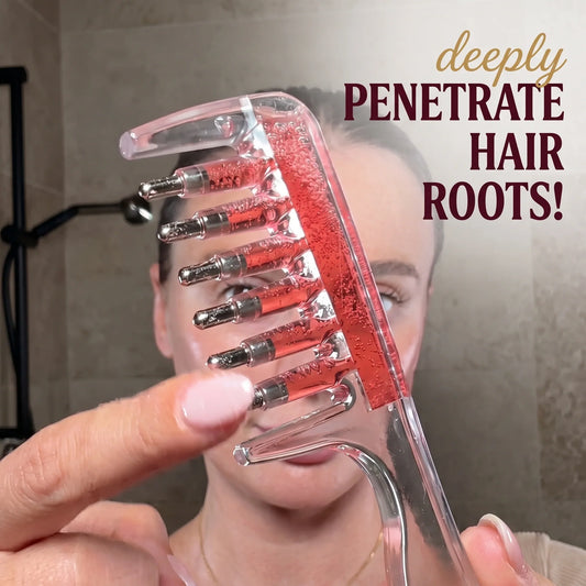 Refillable Scalp Serum Applicator Comb