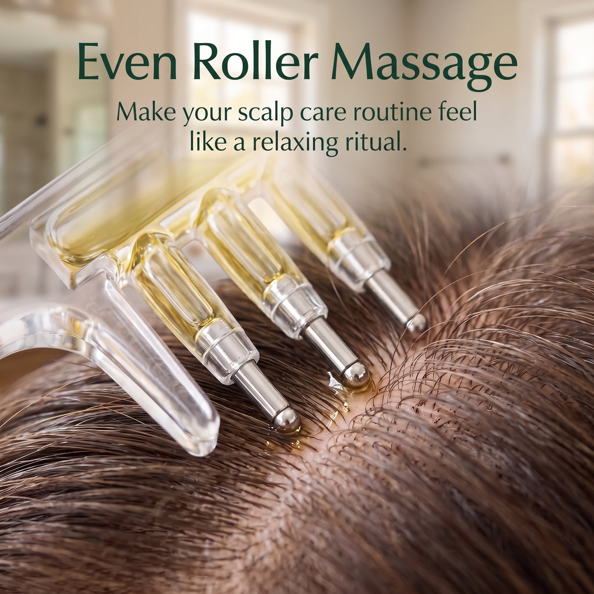 Refillable Scalp Serum Applicator Comb