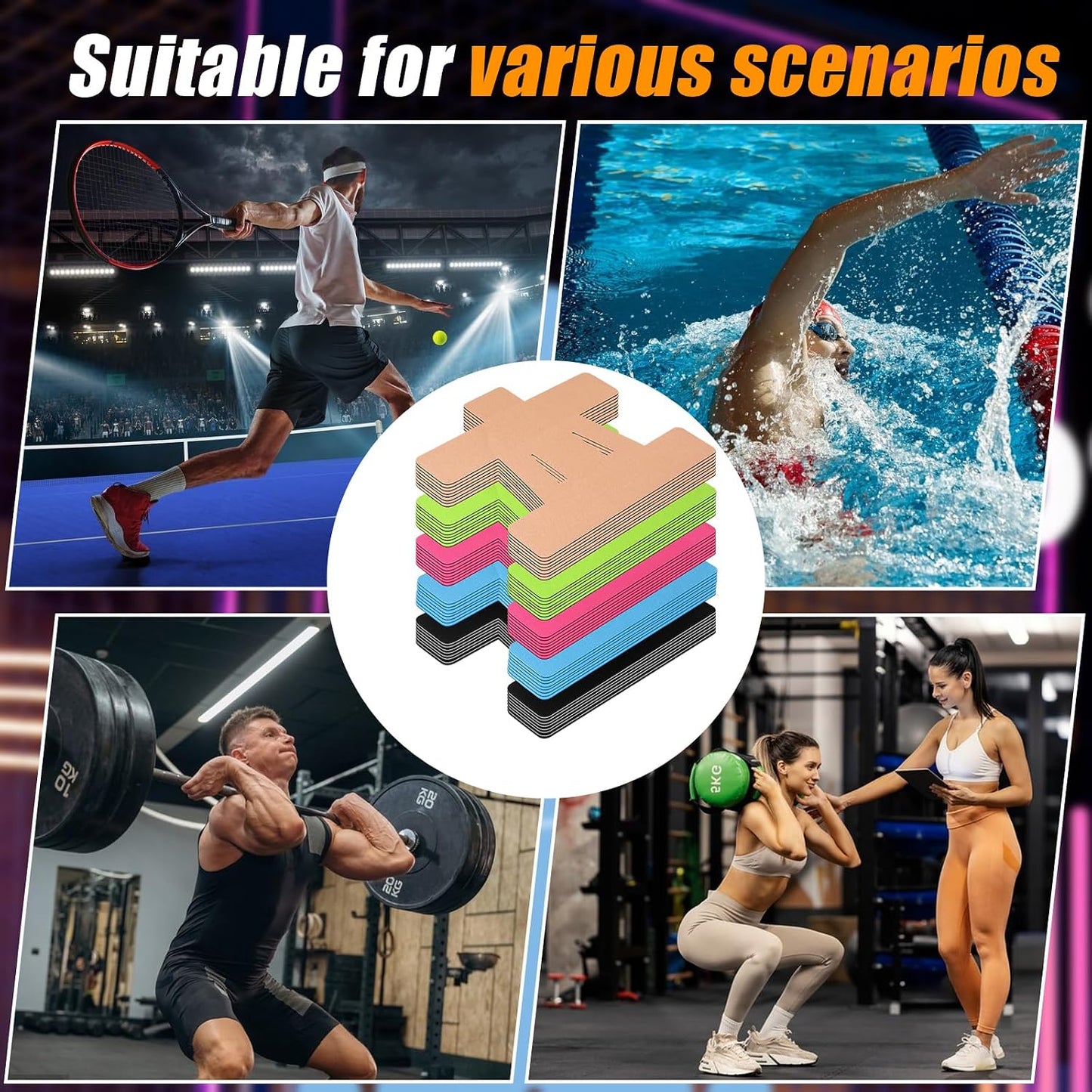 🔥Kinesiology Reduce Shoulder Pain & Knee Tape
