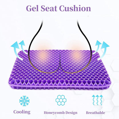 Ergonomic Silicone Seat Cushion – Relief You Can Feel