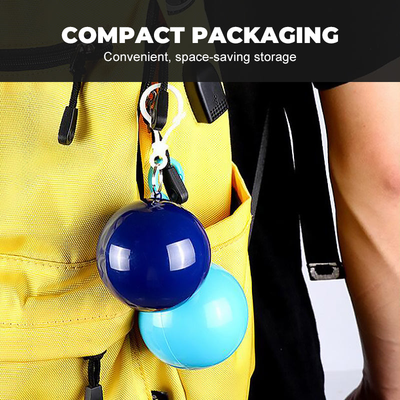 PocketRain™ Mini Ball Shape Disposable Raincoat