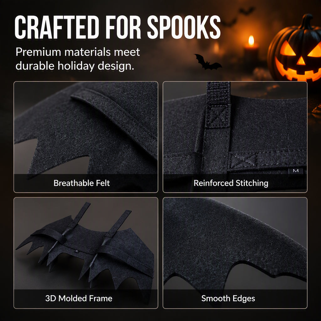 BooWings™ – Bat Costume for Pets