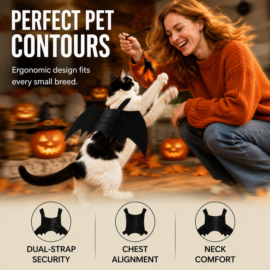 BooWings™ – Bat Costume for Pets