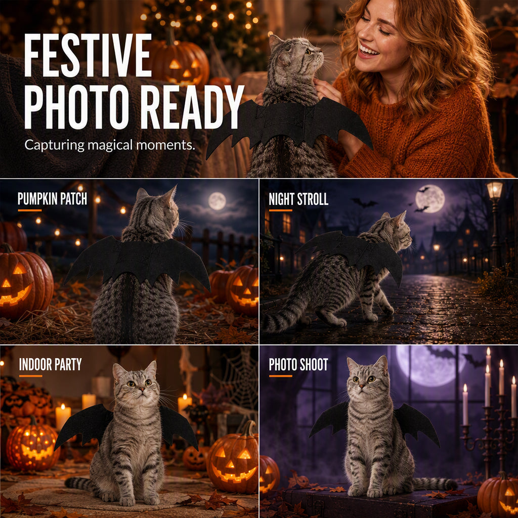 BooWings™ – Bat Costume for Pets