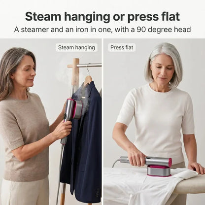 SteamerPro™ 2 in 1 Handheld Garment Steamer and Iron