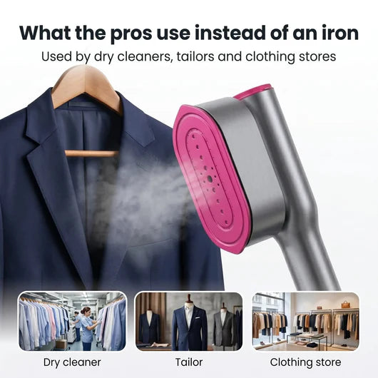 SteamerPro™ 2 in 1 Handheld Garment Steamer and Iron