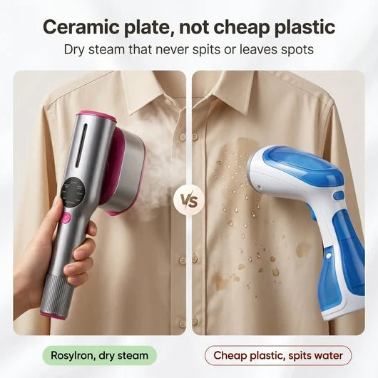 SteamerPro™ 2 in 1 Handheld Garment Steamer and Iron