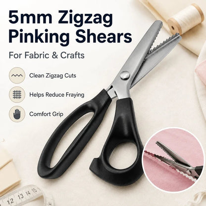 ✂️ Professional Zigzag Pinking Shears