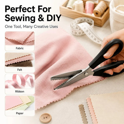 ✂️ Professional Zigzag Pinking Shears
