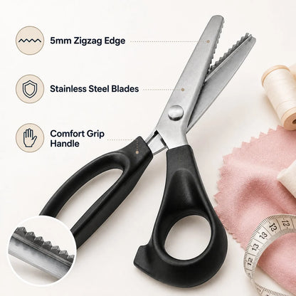 ✂️ Professional Zigzag Pinking Shears