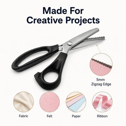 ✂️ Professional Zigzag Pinking Shears