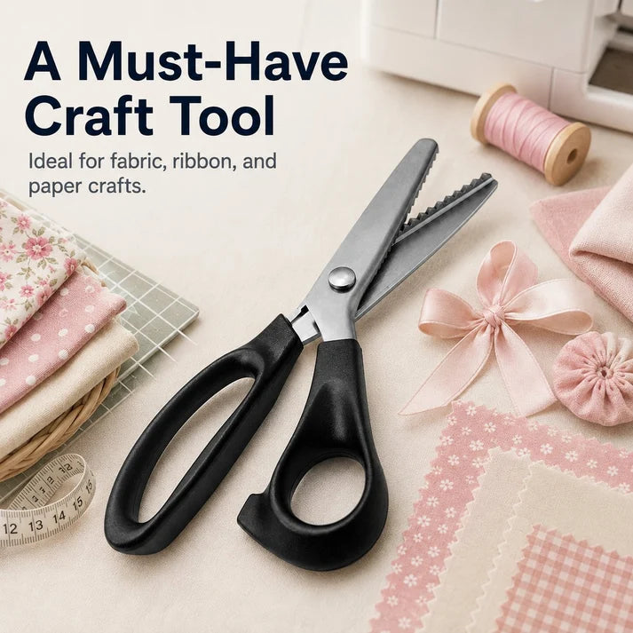 ✂️ Professional Zigzag Pinking Shears